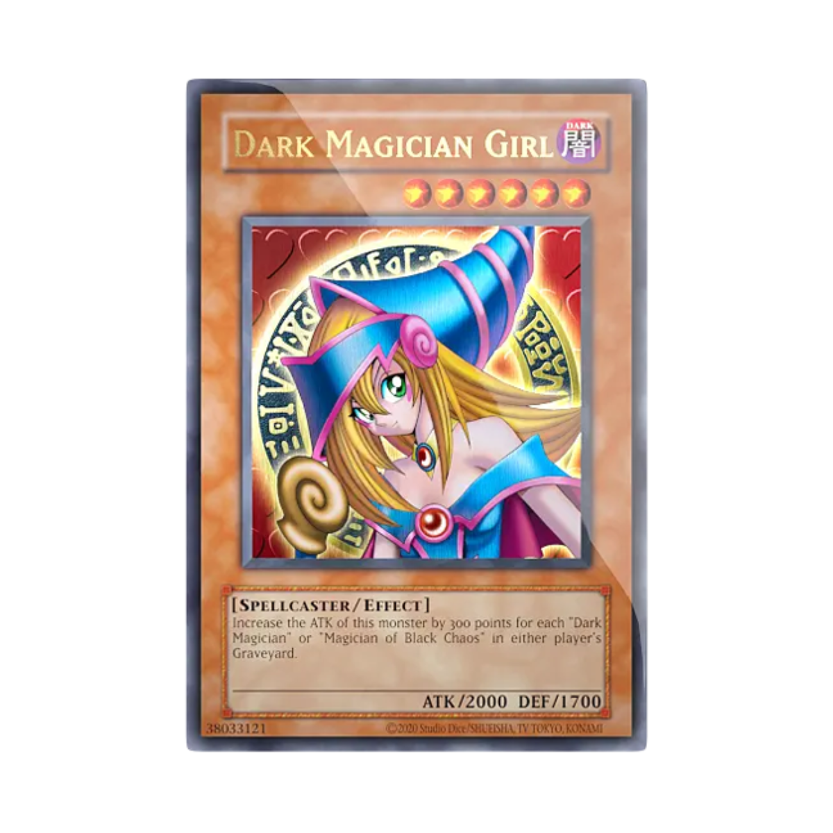 Yu-Gi-Oh! TCG Stainless Steel Card &quot;Dark Magician Girl&quot;-Konami-Ace Cards &amp; Collectibles