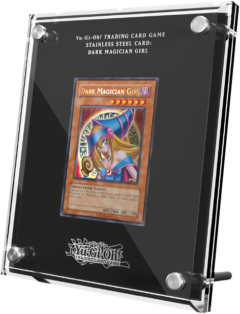 Yu-Gi-Oh! TCG Stainless Steel Card &quot;Dark Magician Girl&quot;-Konami-Ace Cards &amp; Collectibles