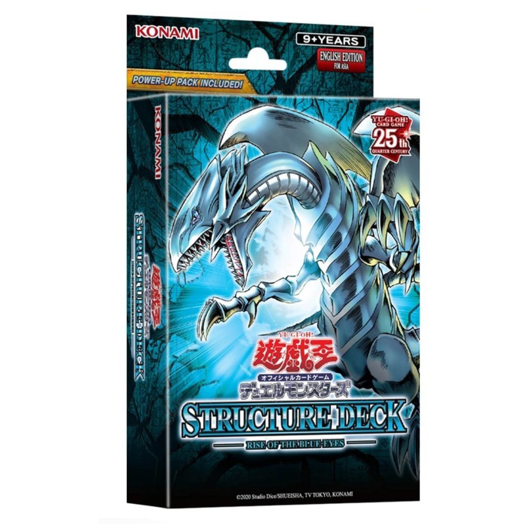 Yu-Gi-Oh TCG: Structure Deck - Rise of the Blue Eyes &amp; illusion of the Dark Magicians (English)-Rise of the Blue Eyes-Konami-Ace Cards &amp; Collectibles