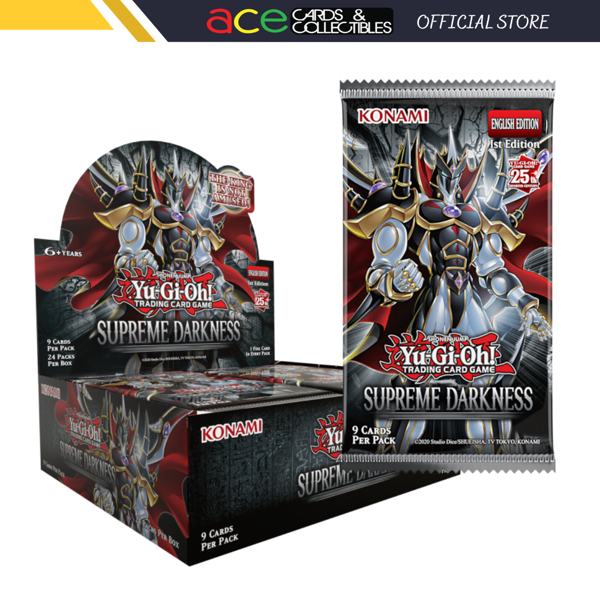 Yu-Gi-Oh TCG : Supreme Darkness Booster (English)-Single Pack (Random)-Konami-Ace Cards & Collectibles