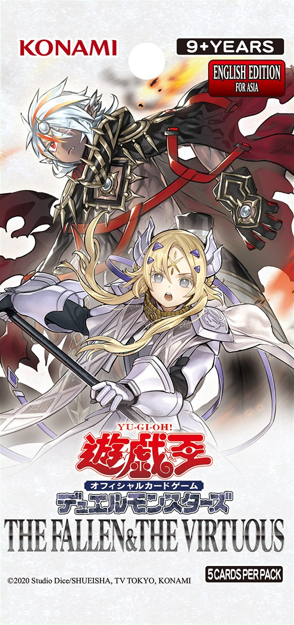 Yu-Gi-Oh TCG : The Fallen & The Virtuous Booster [CG2056-AE]-Single Pack (Random)-Konami-Ace Cards & Collectibles