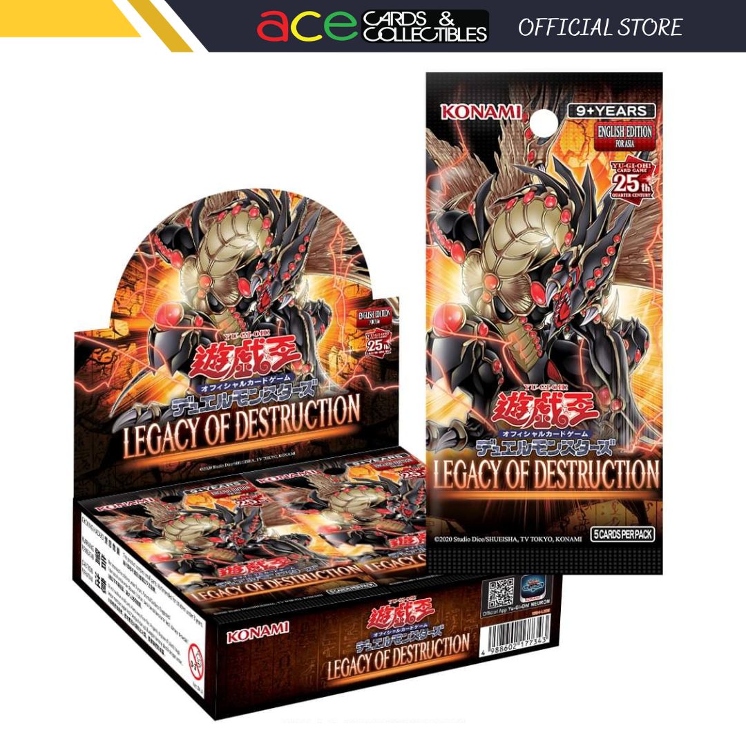 Yu-Gi-Oh TCG:Duel Monsters Legacy of Destruction [1204] (English)-Single Pack (Random)-Konami-Ace Cards & Collectibles