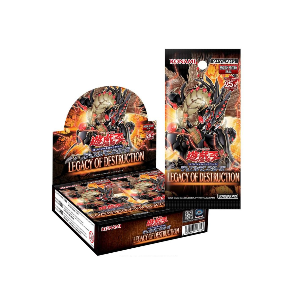 Yu-Gi-Oh TCG:Duel Monsters Legacy of Destruction (English)-Single Pack (Random)-Konami-Ace Cards & Collectibles