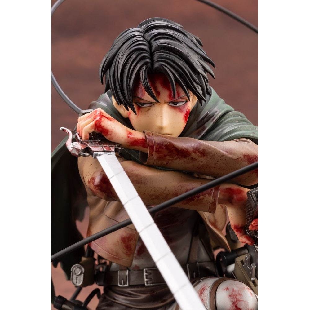 Attack on Titan ARTFX J Levi Fortitude ver.-Kotobukiya-Ace Cards &amp; Collectibles