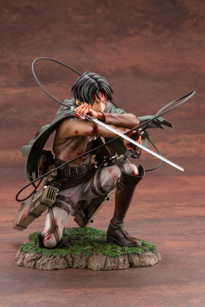 Attack on Titan ARTFX J Levi Fortitude ver.-Kotobukiya-Ace Cards &amp; Collectibles