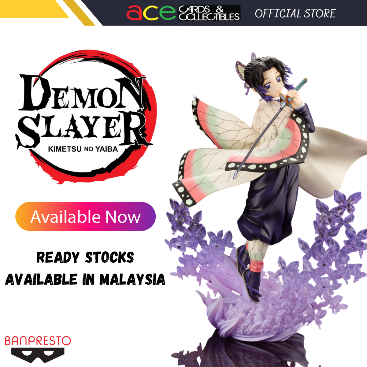 Demon Slayer: Kimetsu no Yaiba "Shinobu Kocho" ARTFX J Figure-Kotobukiya-Ace Cards & Collectibles