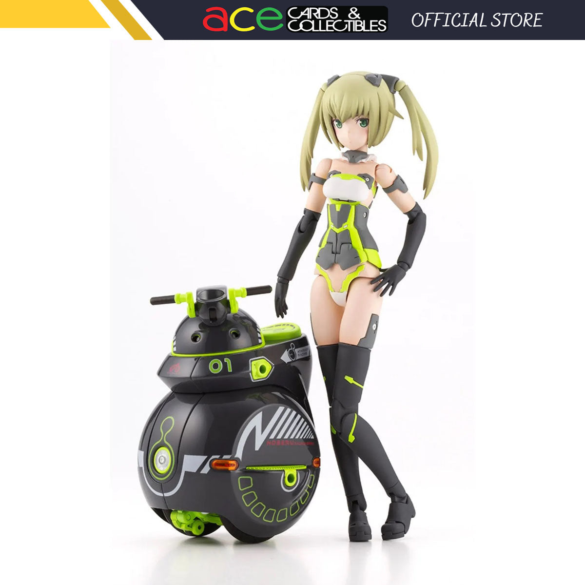 Frame Arms Girl Innocentia [Racer] & Noseru (Racing Specs Ver.)-Kotobukiya-Ace Cards & Collectibles