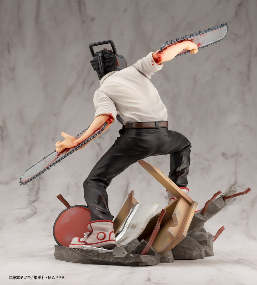 Kotobukiya ARTFX J Figure &quot;Chainsaw Man&quot;-Kotobukiya-Ace Cards &amp; Collectibles