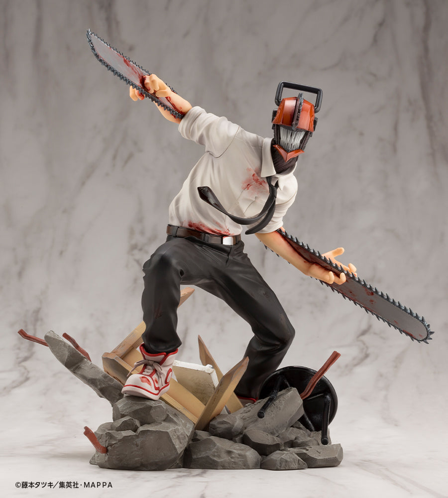 Kotobukiya ARTFX J Figure &quot;Chainsaw Man&quot;-Kotobukiya-Ace Cards &amp; Collectibles