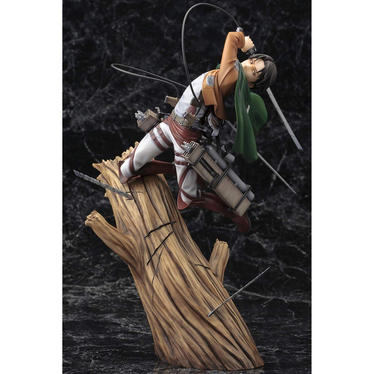 Kotobukiya Attack On Titan ARTFX J 1/8 PVC Figure &quot;Levi&quot; (Renewal Package Ver.)-Kotobukiya-Ace Cards &amp; Collectibles