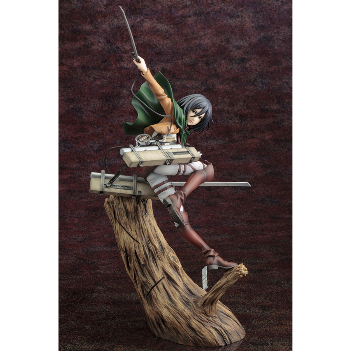 Kotobukiya Attack On Titan ARTFX J 1/8 PVC Figure &quot;Mikasa Ackerman&quot; (Renewal Package Ver.)-Kotobukiya-Ace Cards &amp; Collectibles