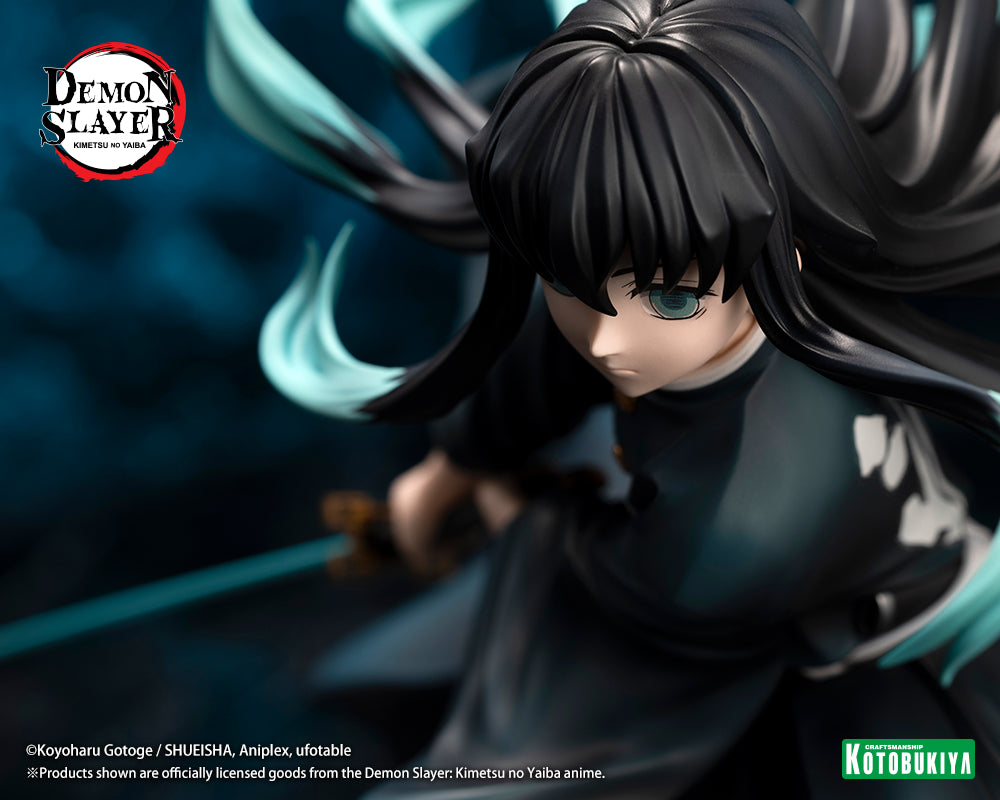 Kotobukiya Demon Slayer: Kimetsu no Yaiba ARTFX J 1/8 PVC Figure &quot;Muichiro Tokito&quot;-Kotobukiya-Ace Cards &amp; Collectibles