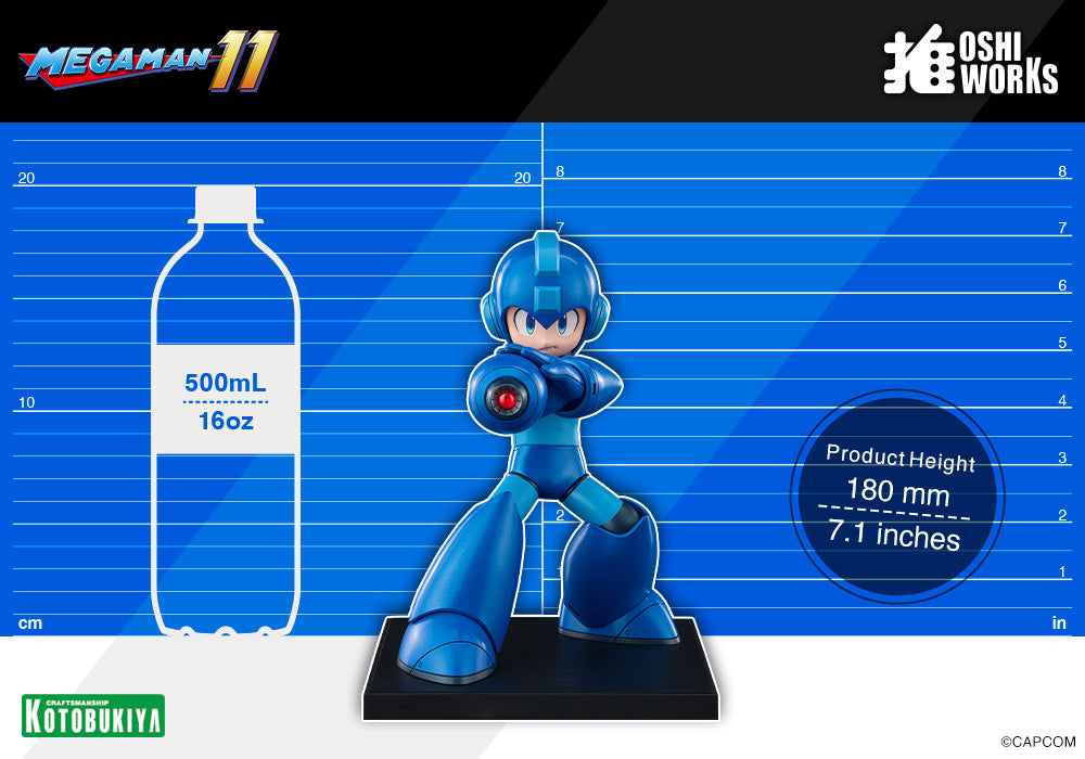 Kotobukiya MEGA MAN OSHI WORKS-Kotobukiya-Ace Cards & Collectibles