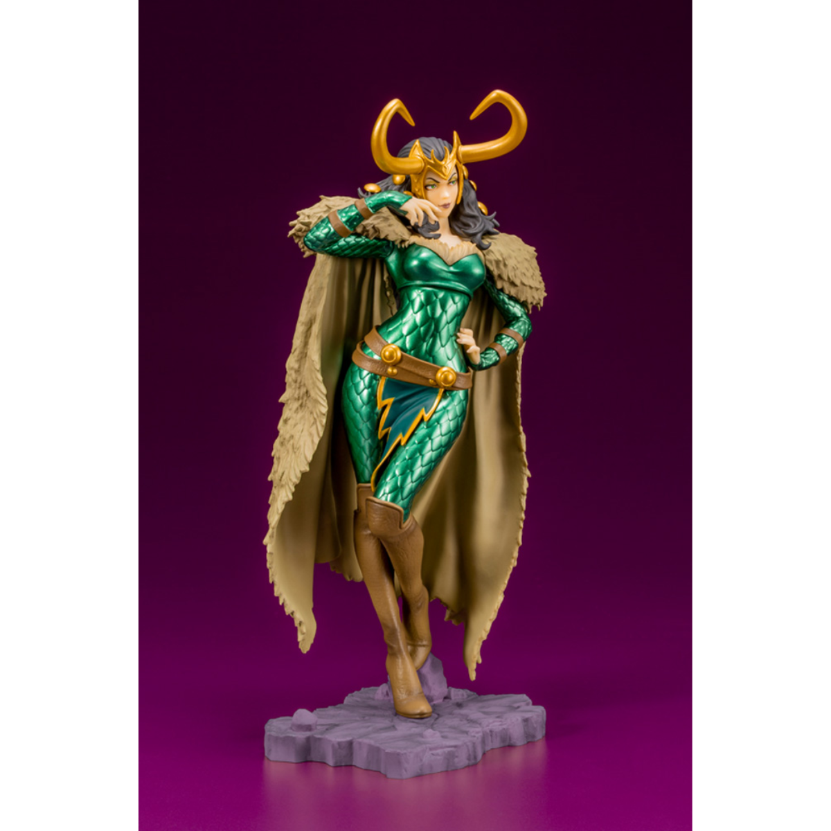 Kotobukiya Marvel Laufeyson Bishoujo Statue &quot;Loki&quot;-Kotobukiya-Ace Cards &amp; Collectibles
