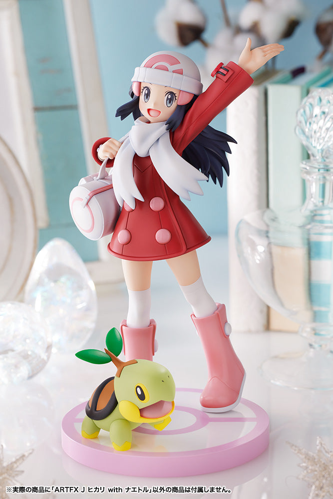 Kotobukiya Pokemon ARTFX J Statue &quot;Dawn with Turtwig&quot;-Kotobukiya-Ace Cards &amp; Collectibles