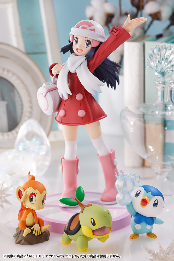Kotobukiya Pokemon ARTFX J Statue &quot;Dawn with Turtwig&quot;-Kotobukiya-Ace Cards &amp; Collectibles