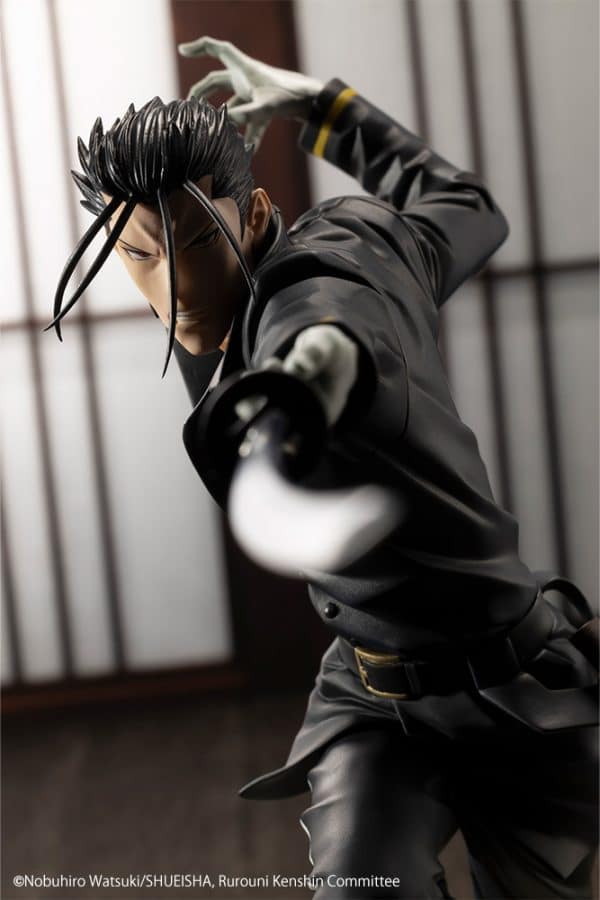 Kotobukiya Rurouni Kenshin ARTFX J 1/8 PVC Figure &quot;Hajime Saito&quot;-Kotobukiya-Ace Cards &amp; Collectibles