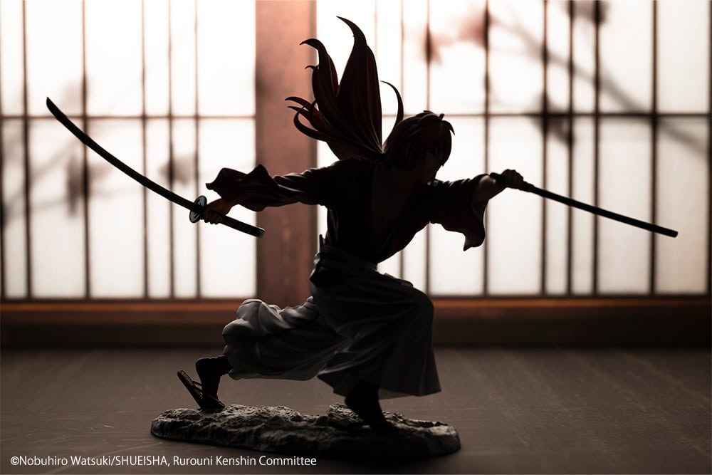 Kotobukiya Rurouni Kenshin ARTFX J 1/8 PVC Figure &quot;Kenshin Himura&quot;-Kotobukiya-Ace Cards &amp; Collectibles