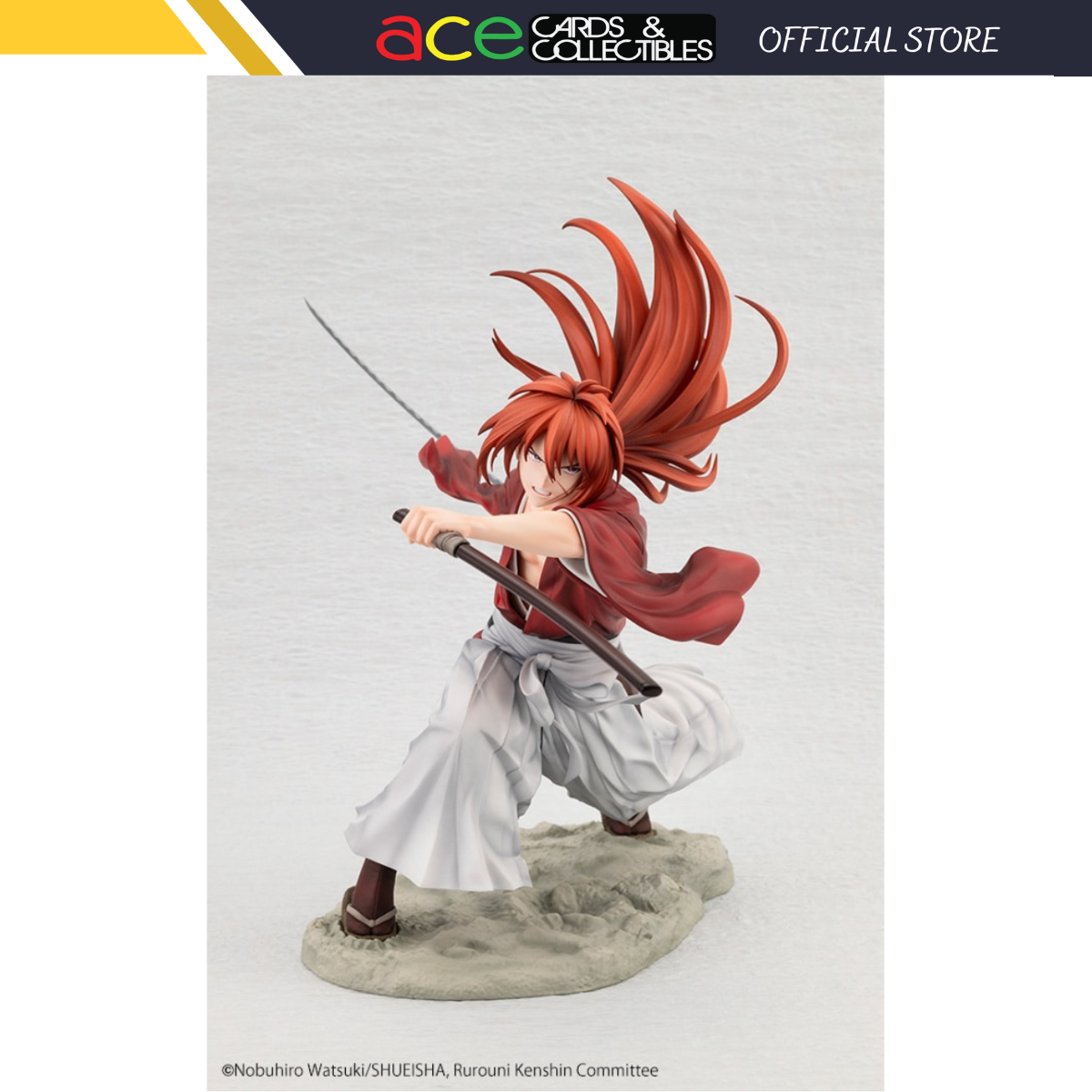 Kotobukiya Rurouni Kenshin ARTFX J 1/8 PVC Figure &quot;Kenshin Himura&quot;-Kotobukiya-Ace Cards &amp; Collectibles