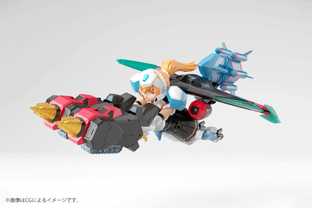 Kotobukiya The King of Braves GaoGaiGar Plastic Model Kit Cross Frame Girl &quot;Gaofighgar&quot;-Kotobukiya-Ace Cards &amp; Collectibles