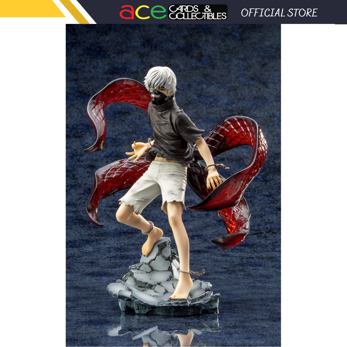 Kotobukiya Tokyo Ghoul ARTFX J &quot;Ken Kaneki&quot; (AWAKENED Repaint Ver.)-Kotobukiya-Ace Cards &amp; Collectibles