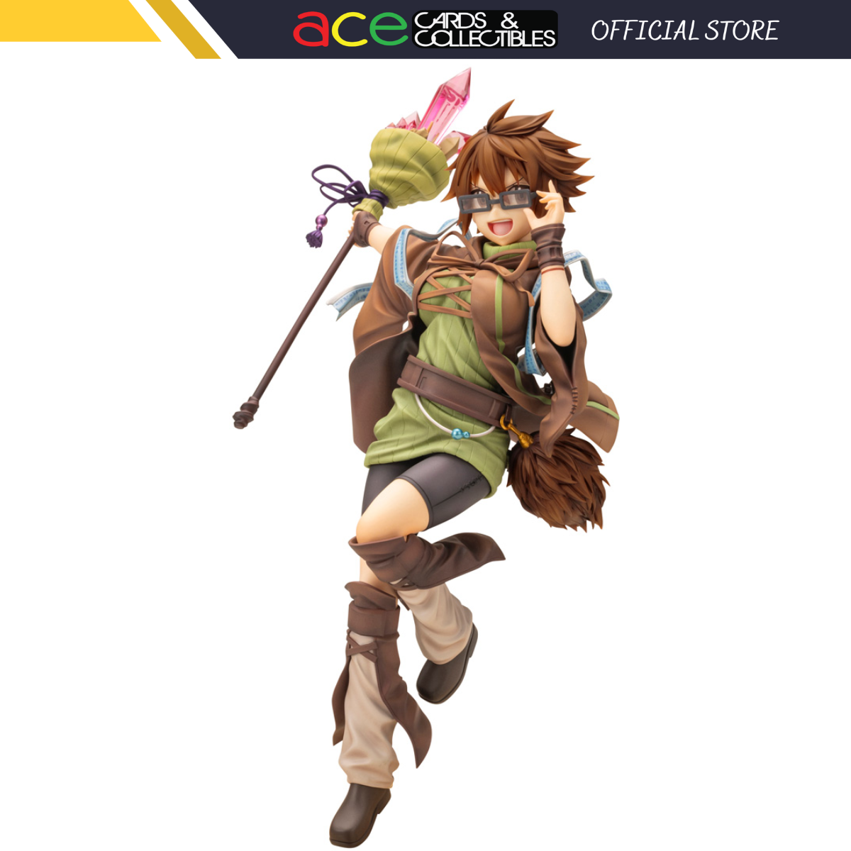 Kotobukiya Yu-Gi-Oh! CARD GAME Monster Figure Collection "Aussa the Earth Charmer"-Kotobukiya-Ace Cards & Collectibles