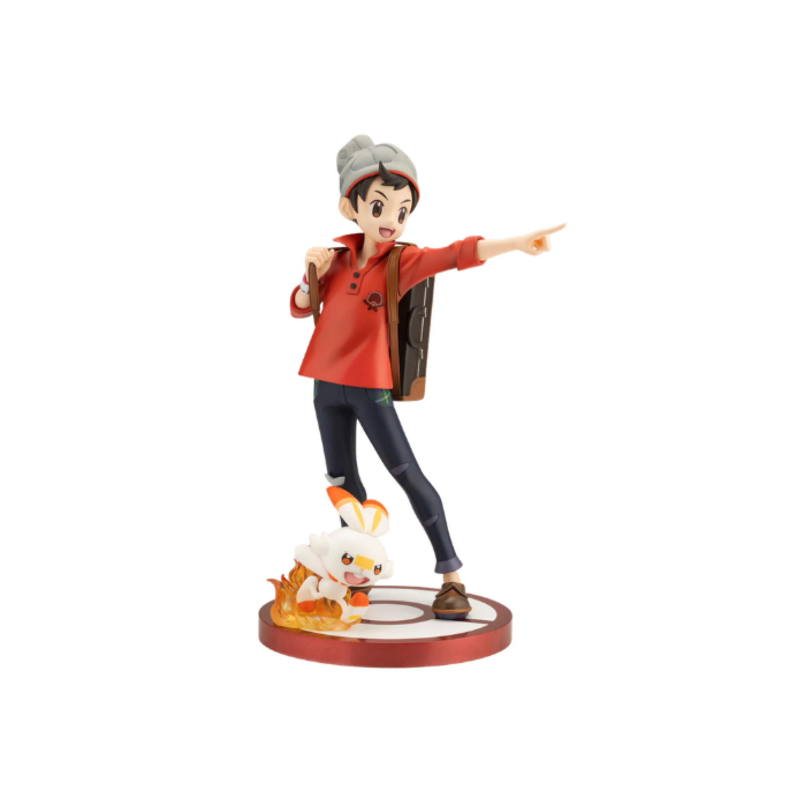 Pokemon "Victor with Scorbunny" 1/8 ARTFXJ Statue-Kotobukiya-Ace Cards & Collectibles
