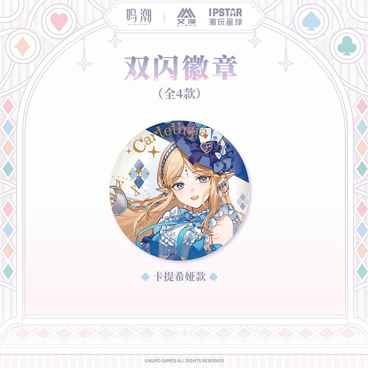 Wuthering Waves Fallen Wonderland Series Badge-Cartethyia-Kuro-Ace Cards & Collectibles