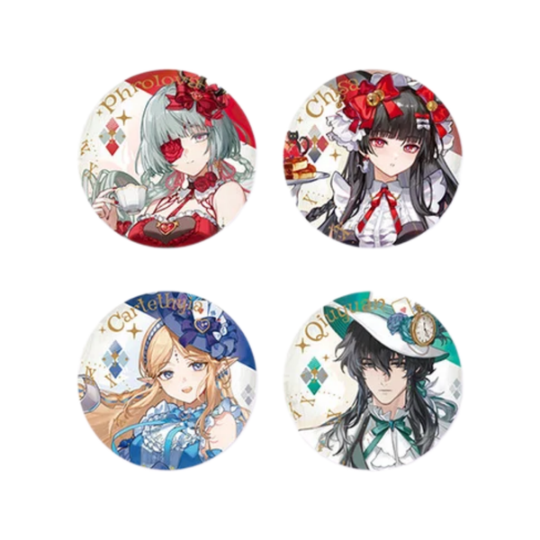 Wuthering Waves Fallen Wonderland Series Badge-Phrolova-Kuro-Ace Cards & Collectibles