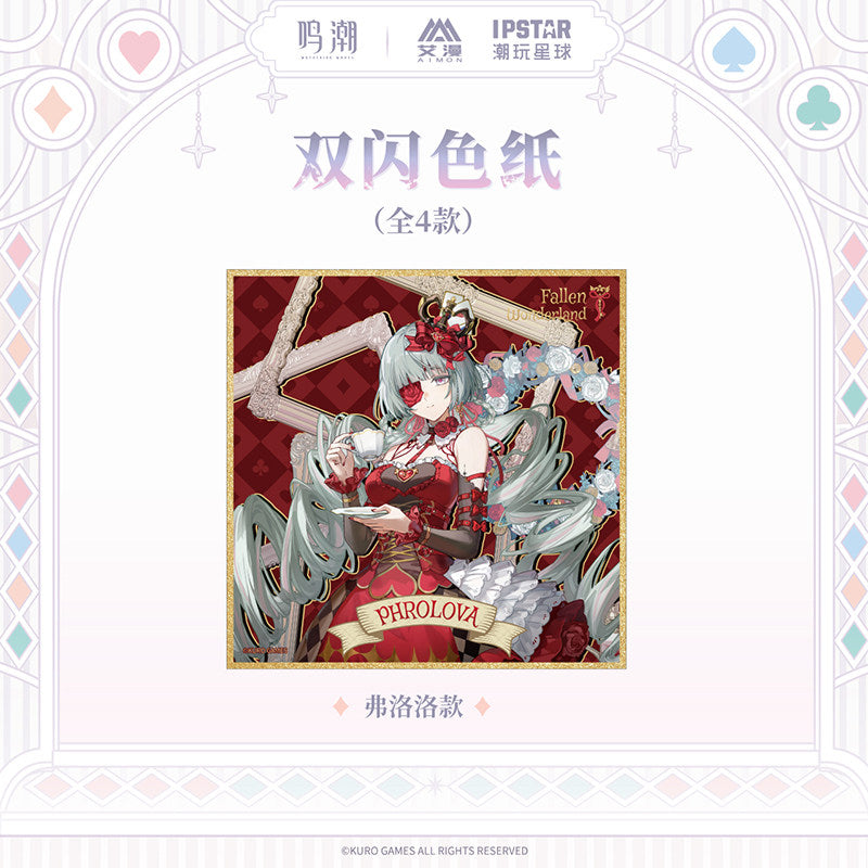 Wuthering Waves Fallen Wonderland Series Paper Shikishi-Phrolova-Kuro-Ace Cards & Collectibles