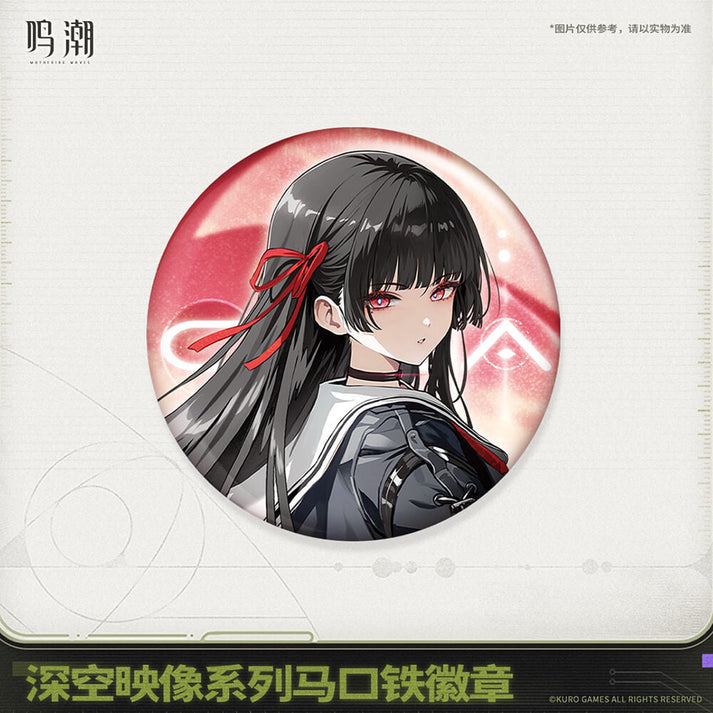 Wuthering Waves Image of Space Series Tin Badge-Chisa-Kuro-Ace Cards & Collectibles