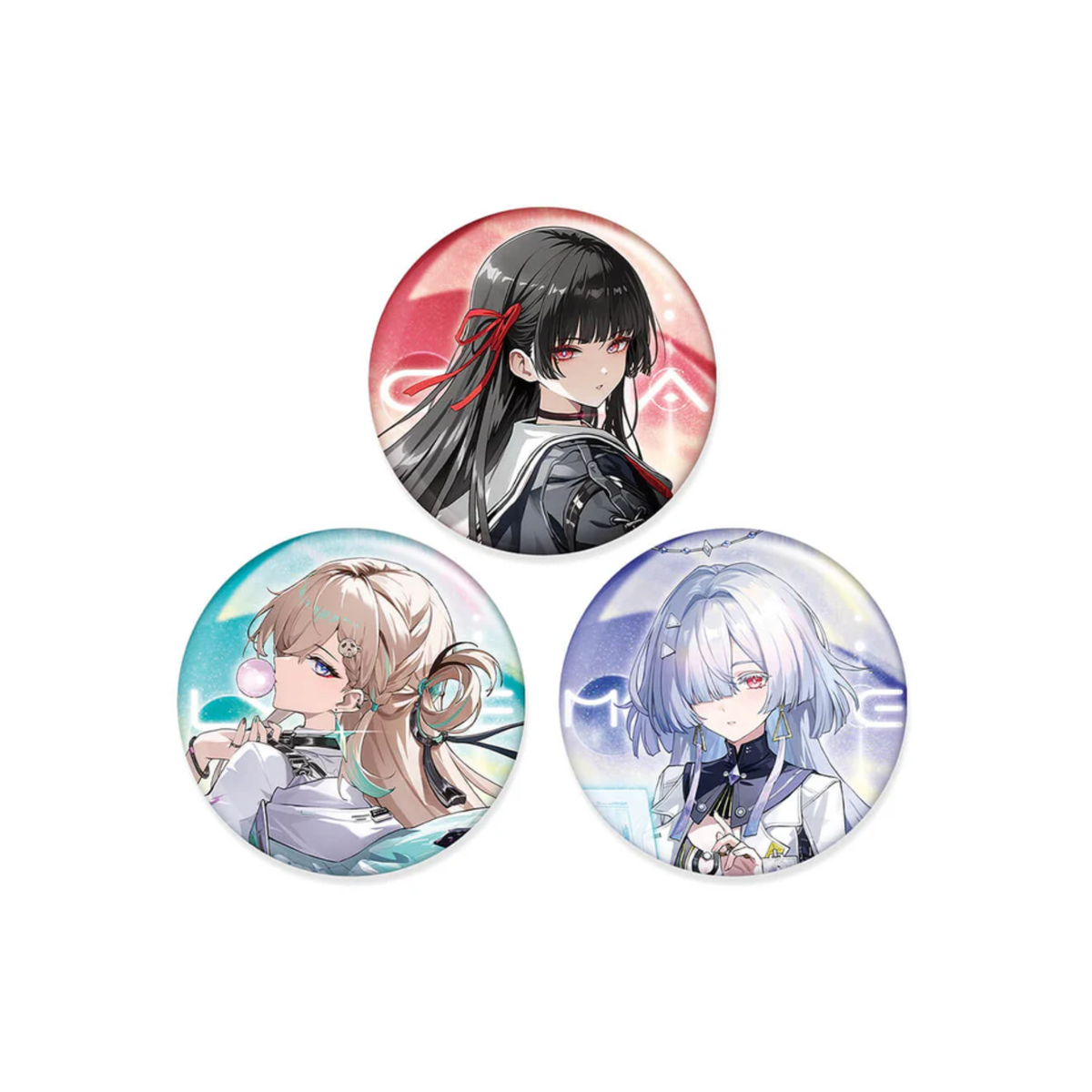 Wuthering Waves Image of Space Series Tin Badge-Chisa-Kuro-Ace Cards & Collectibles