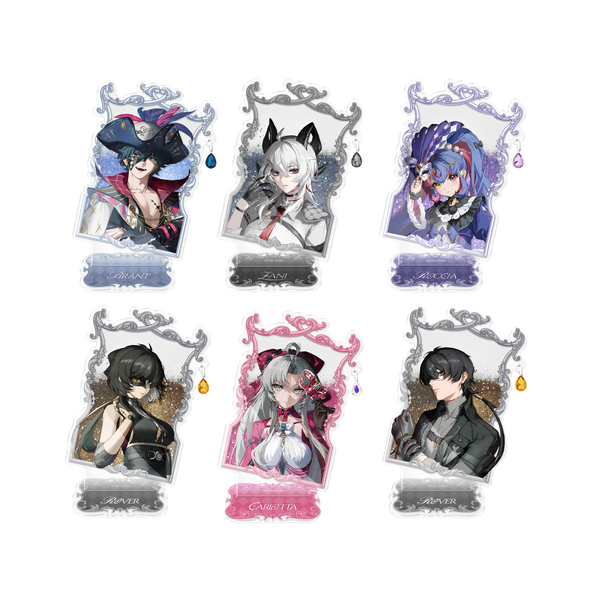 Wuthering Waves “Masquerade Series” Quicksand Acrylic Stand-Carlotta-Kuro-Ace Cards & Collectibles