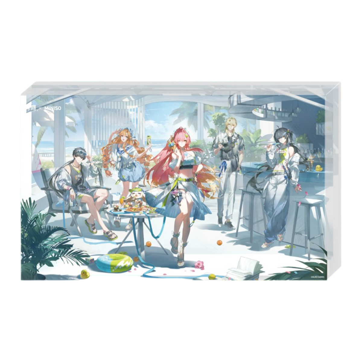 Wuthering Waves x Miniso "Coastal Glow Series" Acrylic Block-Kuro-Ace Cards & Collectibles