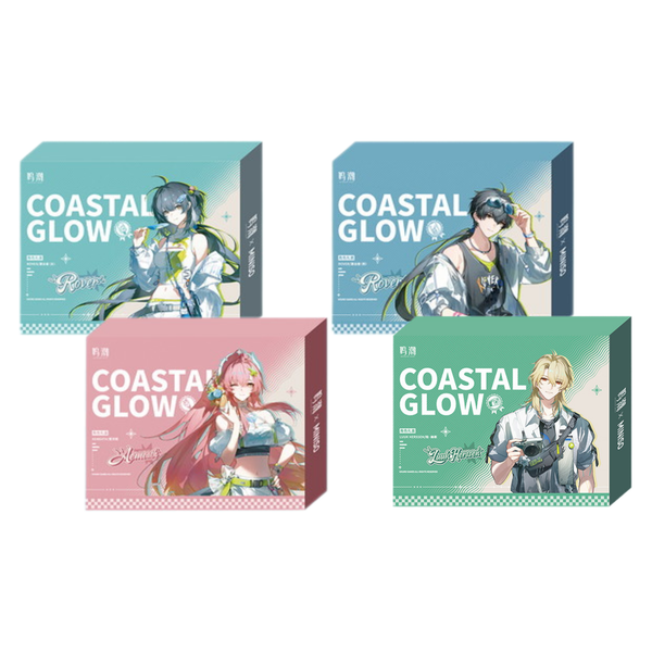 Wuthering Waves x Miniso "Coastal Glow Series" Resonator Themed Gift Box-Aemeath-Kuro-Ace Cards & Collectibles