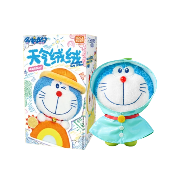 LDCX Lab x Doraemon Weather Live Show Series Plush Blind Box Vol.1-Single Box (Random)-LDCX LAB-Ace Cards & Collectibles