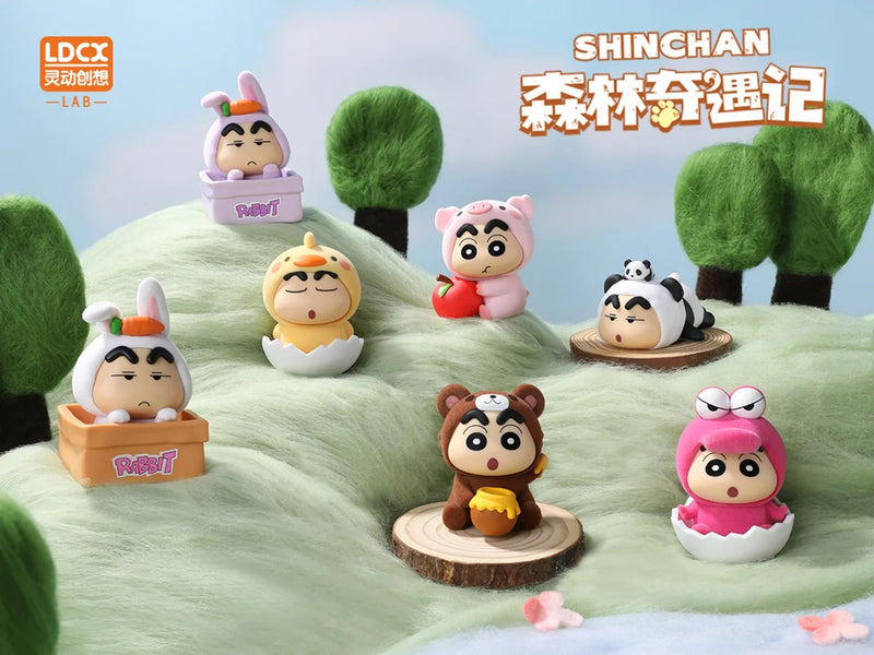 LDCX x Crayon Shin-chan Forest Adventure Keychain Series Blind Box-Single Box (Random)-LDCX LAB-Ace Cards & Collectibles