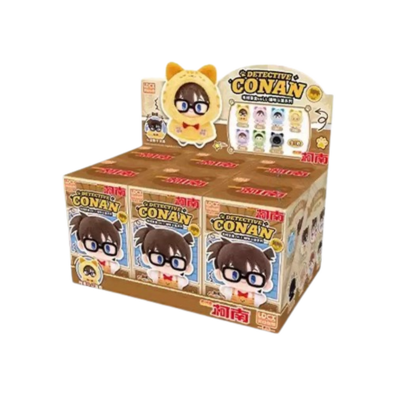 LDCX x Detective Conan Cat Cape Series Plush Blind Box Vol.1-Whole box (6pcs)-LDCX LAB-Ace Cards & Collectibles
