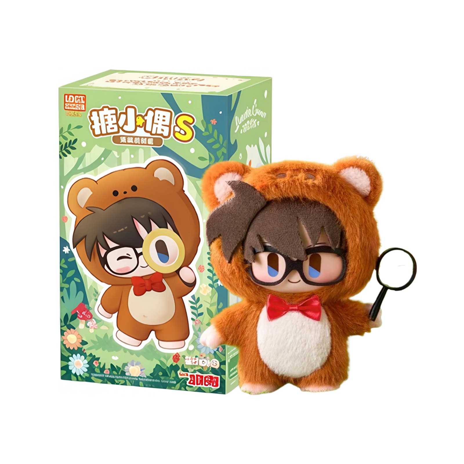 LDCX x Detective Conan SmolQ Bear Plush Pendant Vol.1-Single Box (Random)-LDCX LAB-Ace Cards & Collectibles