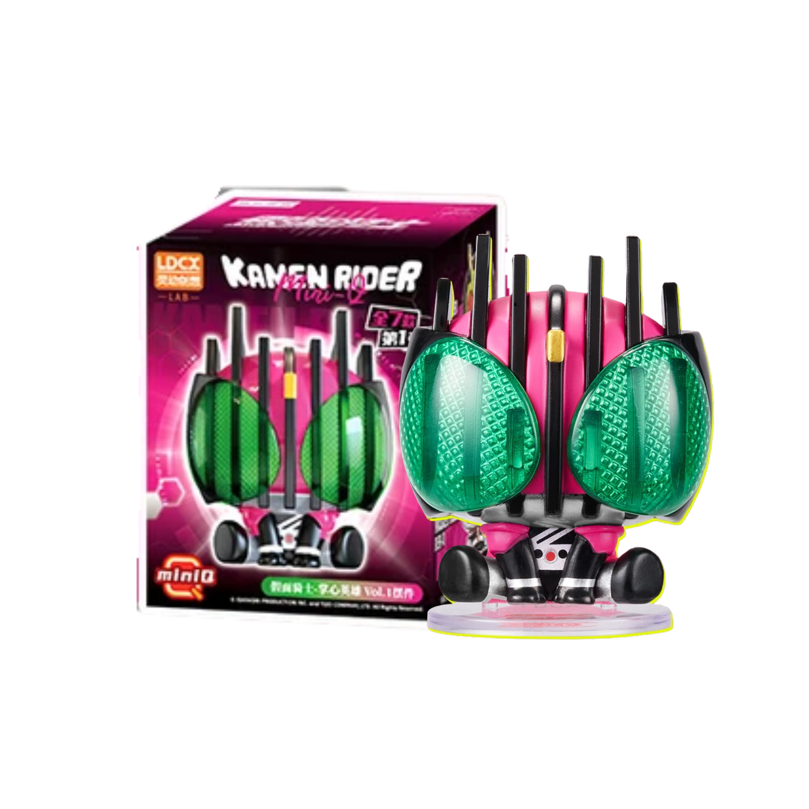LDCX x Mini Q Kamen Rider "Palm Hero" Blind Box-Single Box (Random)-LDCX LAB-Ace Cards & Collectibles
