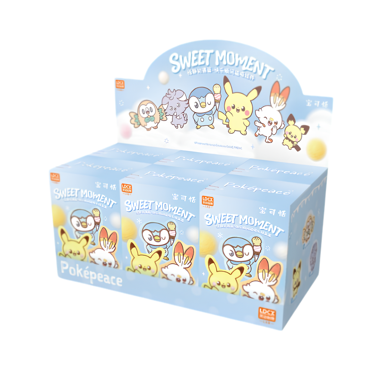 LDCX x Pokepeace Peaceful First Encounter "Happy Moment" Magnectic Plush Blind Box