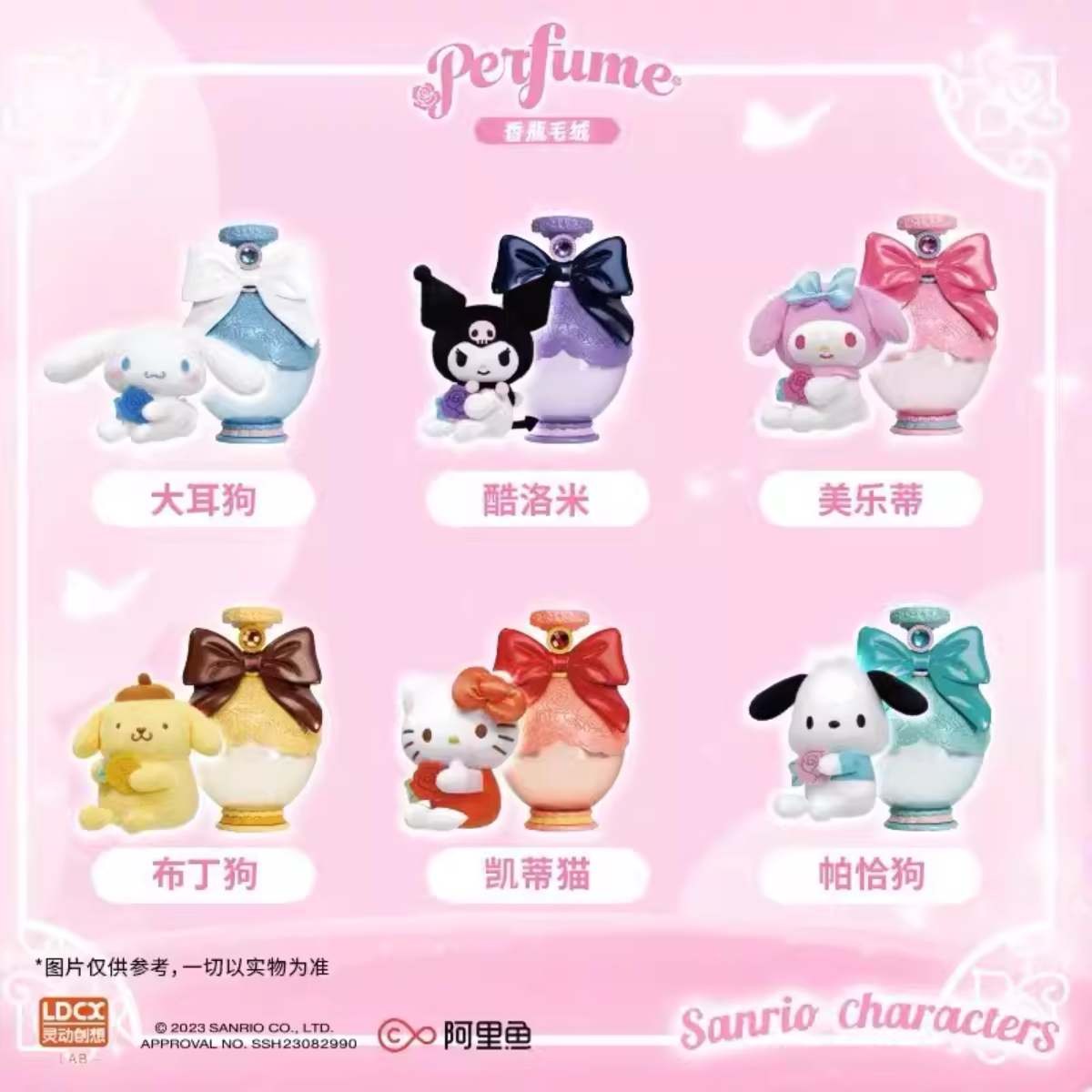 LDCX x Sanrio Characters Perfume Plush Series-Single Box (Random)-LDCX LAB-Ace Cards & Collectibles