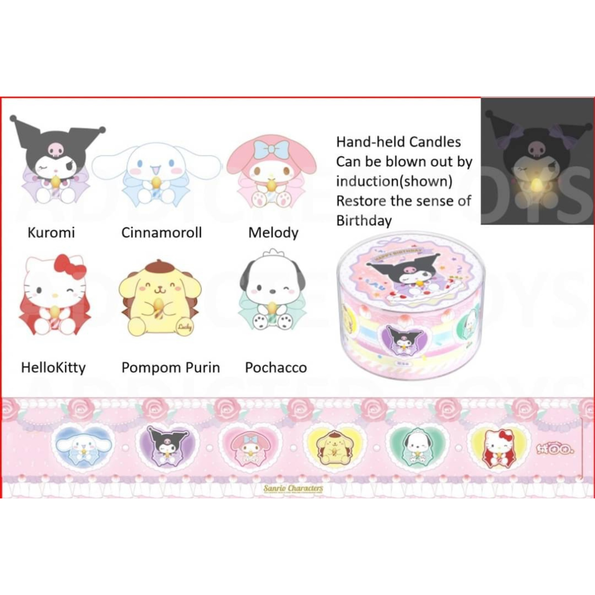 LDCX x Sanrio Characters x Birthday Wish Plush Series-Single Box (Random)-LDCX LAB-Ace Cards &amp; Collectibles