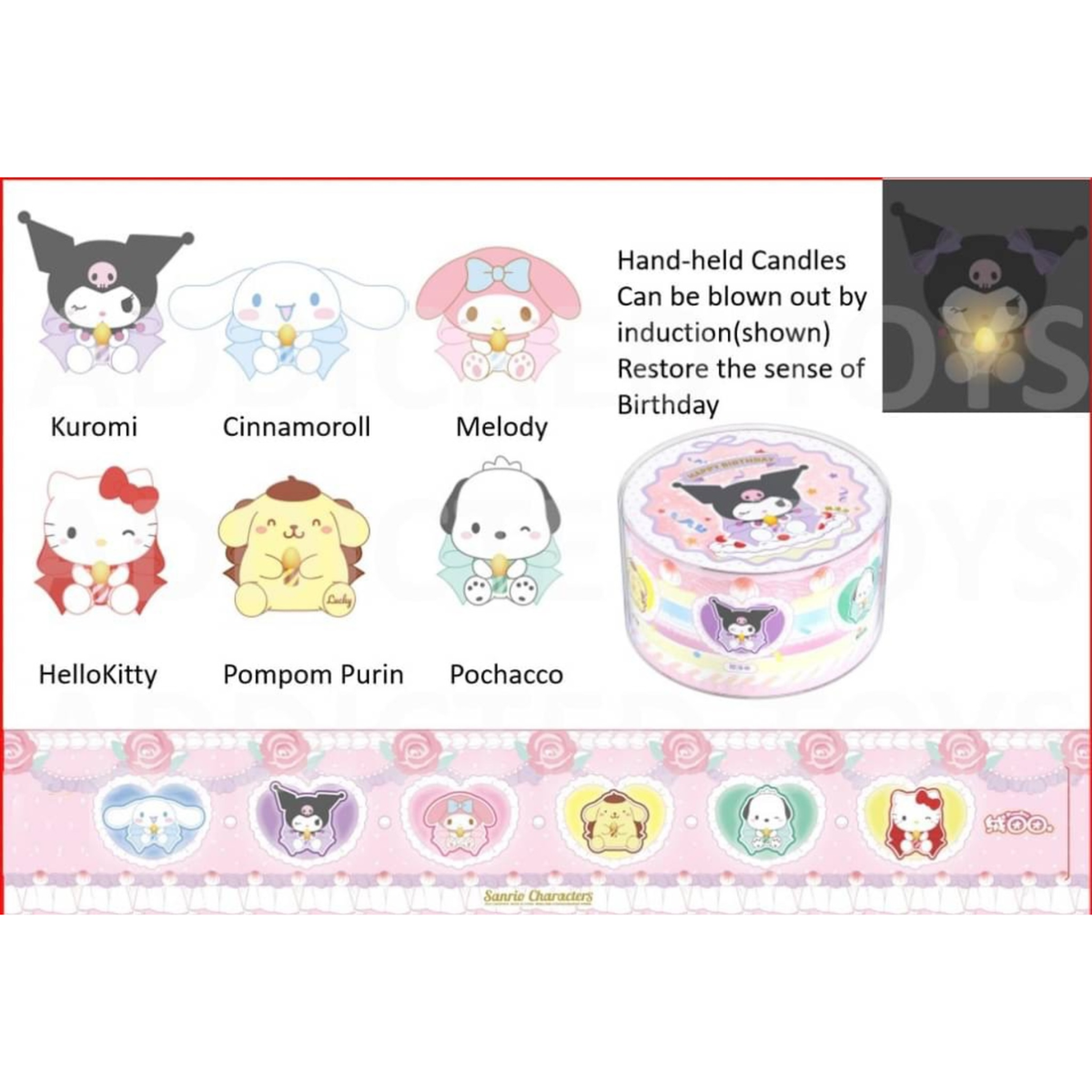LDCX x Sanrio Characters x Birthday Wish Plush Series-Single Box (Random)-LDCX LAB-Ace Cards & Collectibles