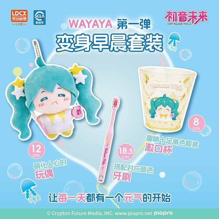 LDCX x Wayaya Style Hatsune Miku Plush Blind Box Vol.1-Single Box (Random)-LDCX LAB-Ace Cards & Collectibles