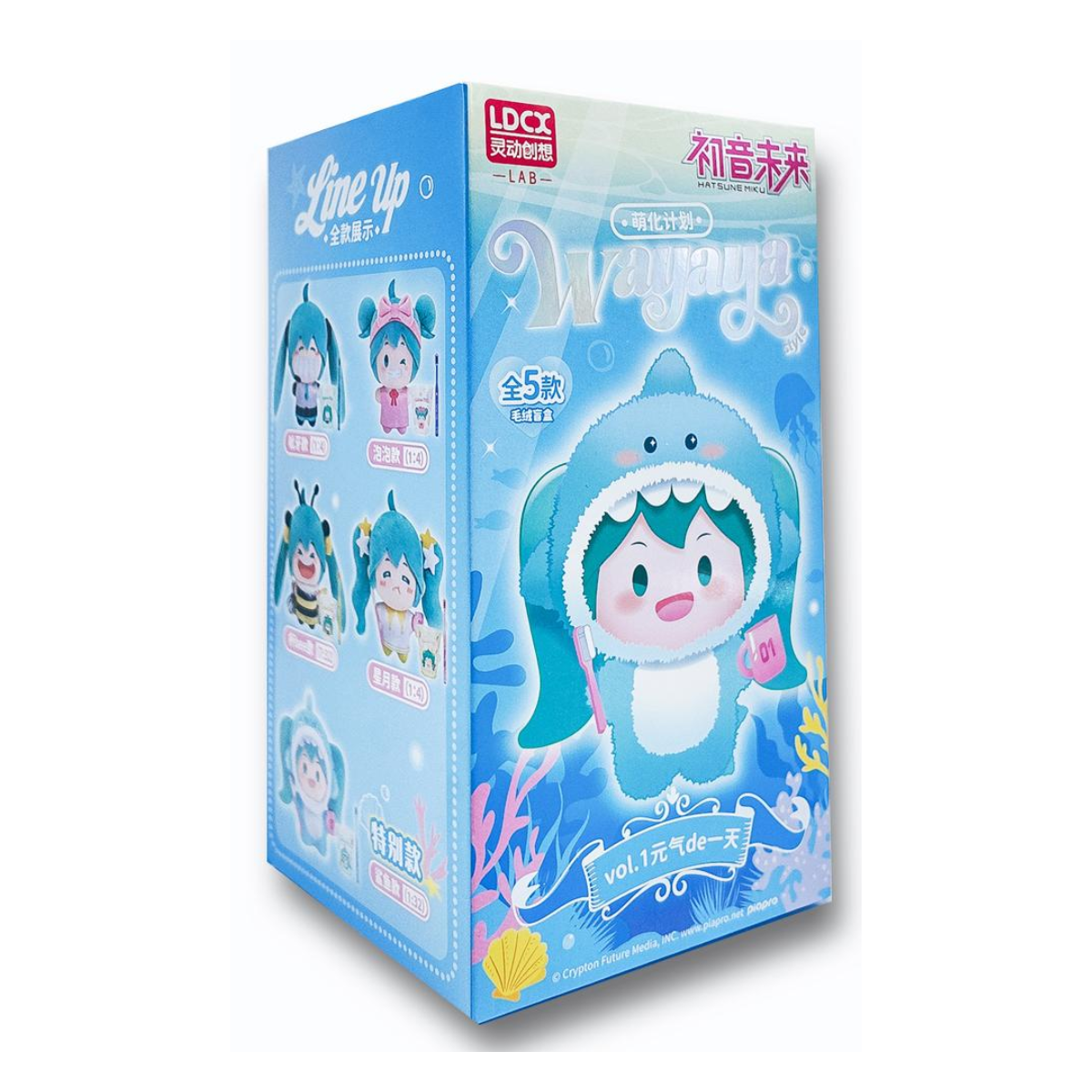 LDCX x Wayaya Style Hatsune Miku Plush Blind Box Vol.1-Single Box (Random)-LDCX LAB-Ace Cards & Collectibles