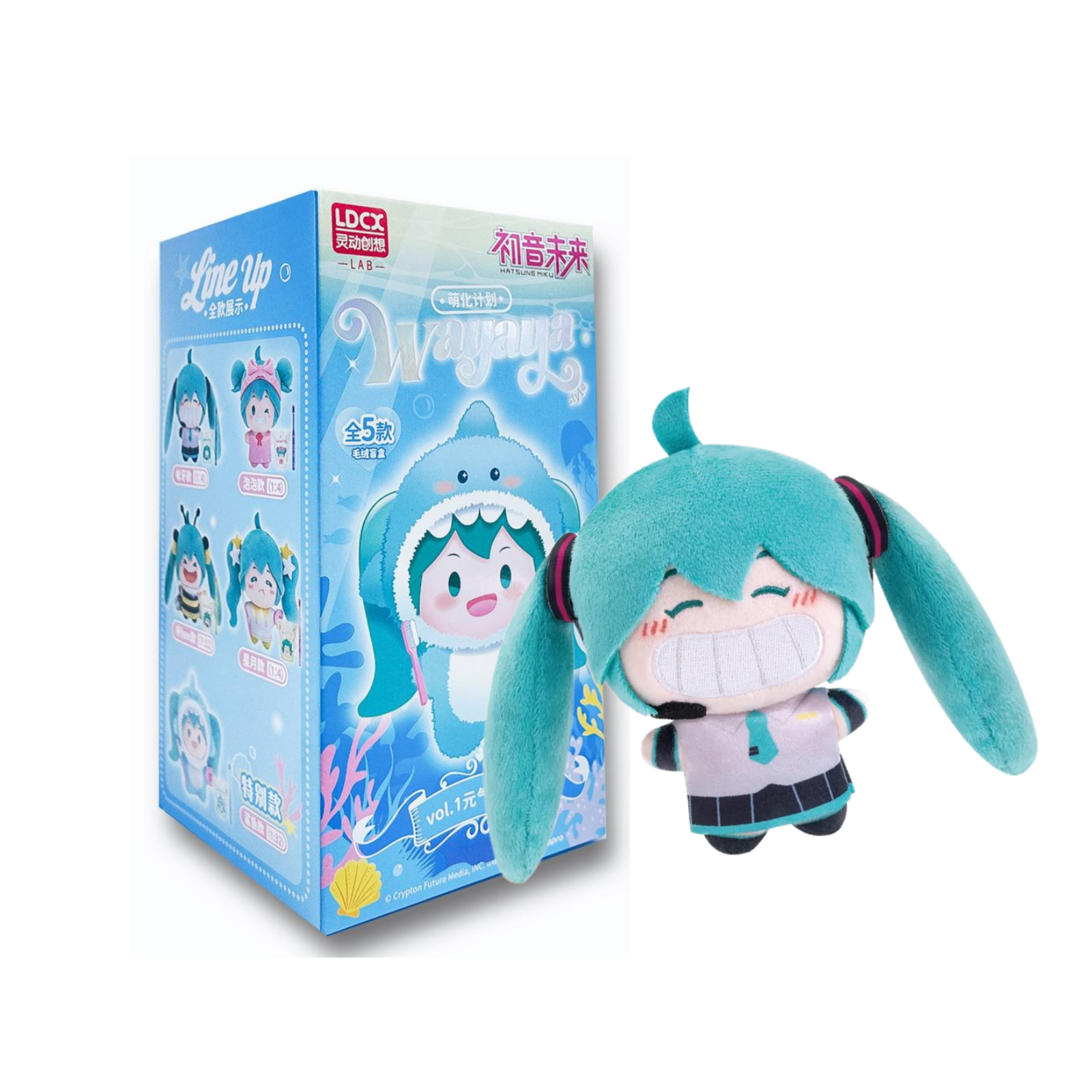 LDCX x Wayaya Style Hatsune Miku Plush Blind Box Vol.1-Single Box (Random)-LDCX LAB-Ace Cards & Collectibles