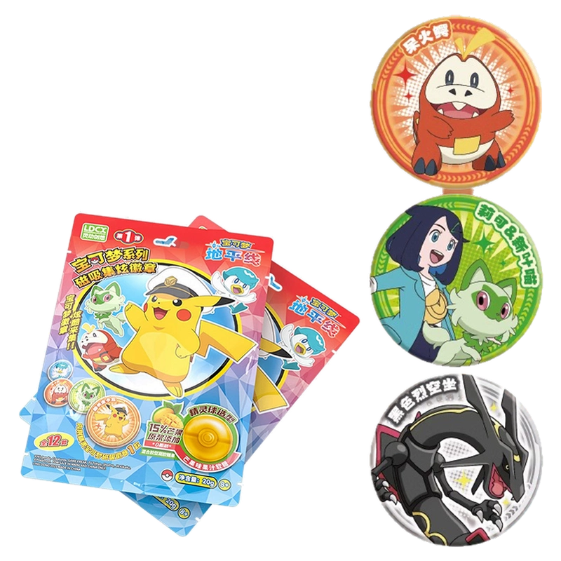 Pokemon Series Magnetic badge collection-Single Box-LDCX LAB-Ace Cards & Collectibles
