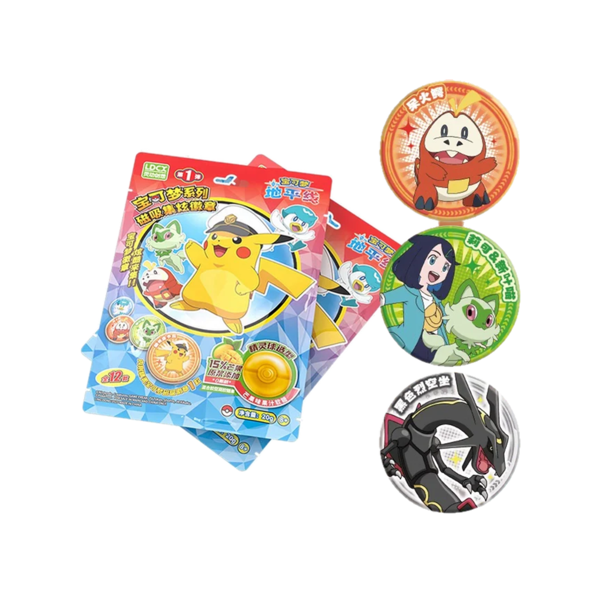 Pokemon Series Magnetic badge collection-Single Box-LDCX LAB-Ace Cards & Collectibles