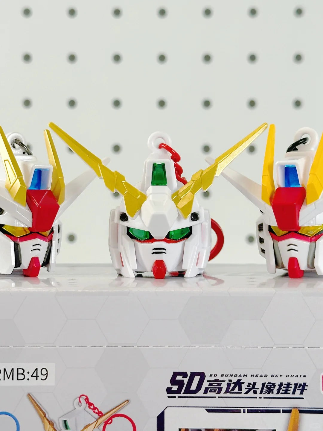 SD Gundam Head Keychain Series-Single Box (Random)-LDCX LAB-Ace Cards & Collectibles